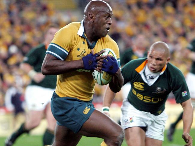 Sailor in action for the Wallabies