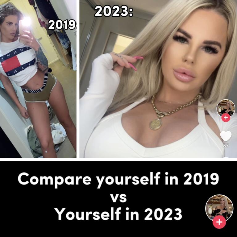 Posts by Chloe Victoria Smith on social media platform TikTok.