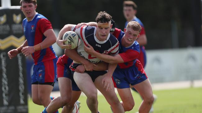 Duncan Gatt-Smith in action for the Central Coast Roosters. Picture: Sue Graham