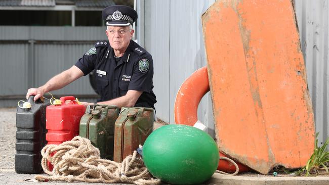 Police have confirmed the debris is from Tony Higgins’ boat the Margrel. Inspector Gus Sickerdick said the chances of finding him alive again were diminishing. Picture: Tait Schmaal.