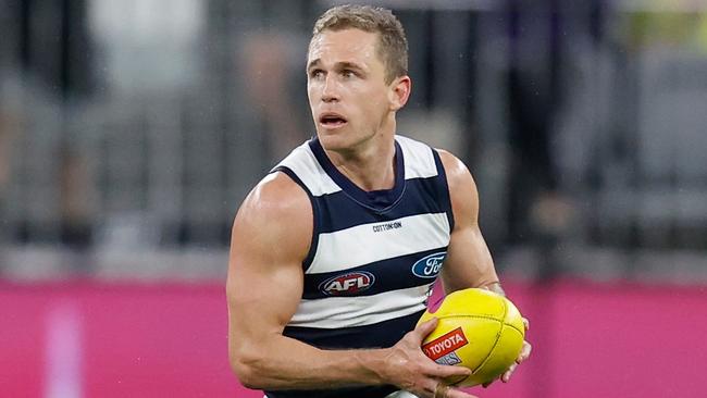 Joel Selwood is one of the Cats’ many ageing warriors. Picture: Getty Images