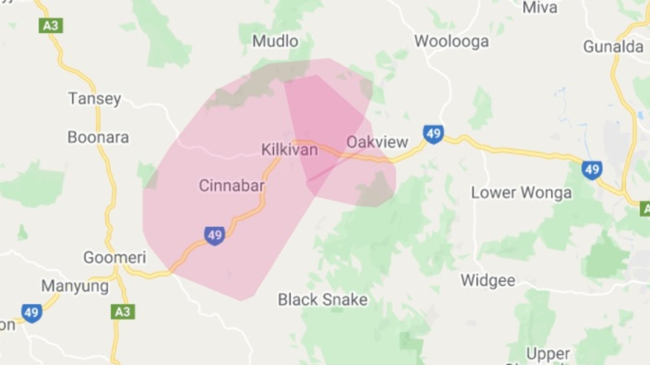 Telstra outages around the Kilkivan area as of 3.30pm Thursday January 13. They did not state when service was expected to be restored.