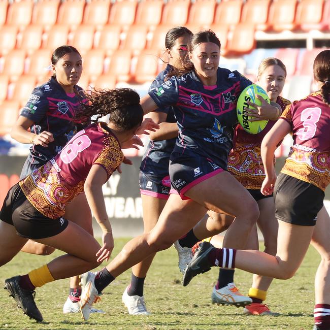 Schoolgirls Cup Mabel Park vs. St. James, Stones Corner. Picture: Liam Kidston