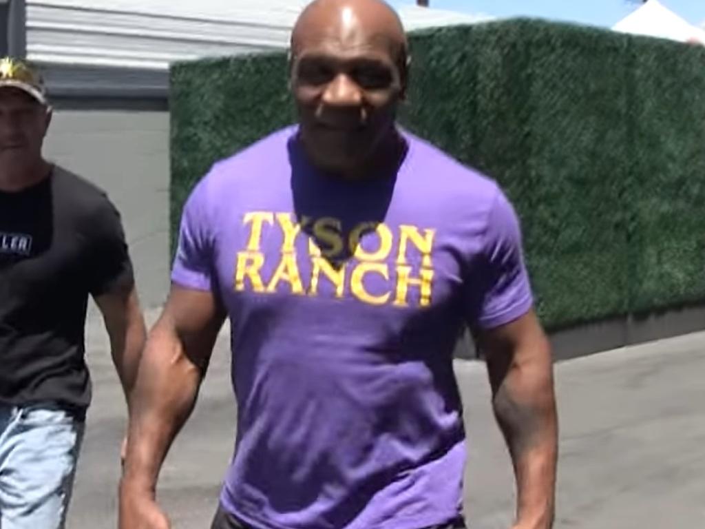 Mike Tyson looks jacked. Photo: TMZ.