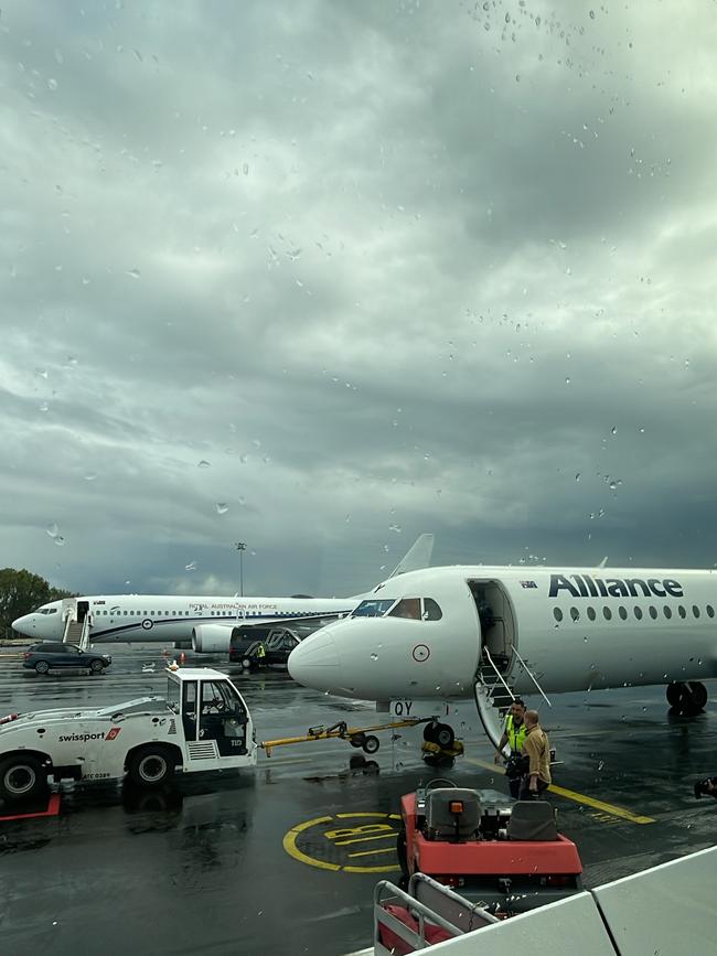 Both campaigns flew with a Boeing 737 and a regional media plane. Picture: News Corp Australia