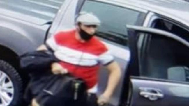 Police released images of the man who took the car with a four-month-old child in the rear from a Klemzig address around 7.45 in morning. Picture: SA Police.