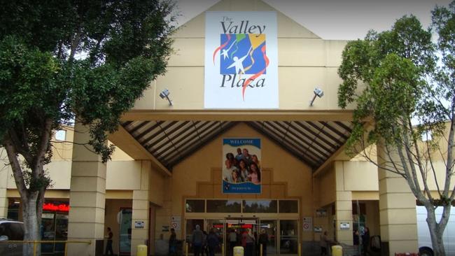 The female pedestrian was injured at Green Valley Plaza. Picture: Google Maps.