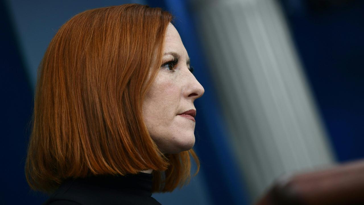 Without reference Rogan specifically, White House Press Secretary Jen Psaki said ‘more can be done’ by platforms to minimise medical misinformation. Picture: Brendan Smialowski/AFP