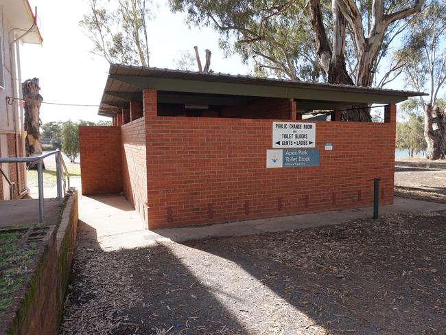 Public toilet block at Mildura's Apex Park. Picture: Michael DiFabrizio