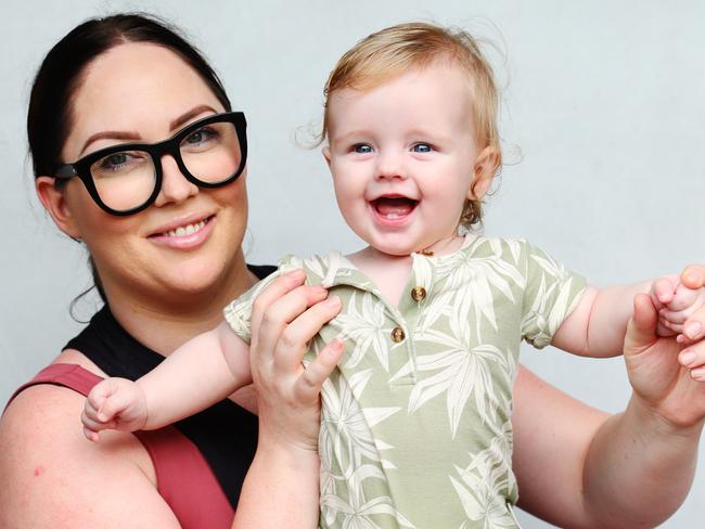 Cooroy Mum Renee Butler with 6 month old son Tully, who was delivered at the Sunshine Coast University Hospital. Photo Lachie Millard