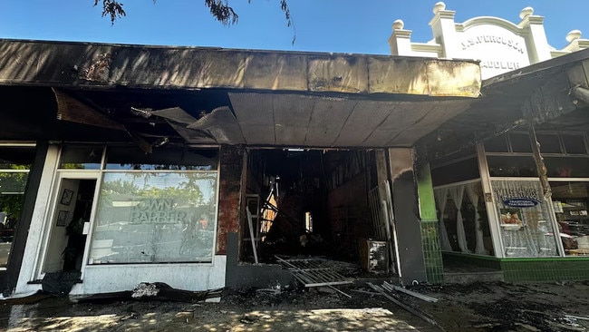 A Central Victorian tobacco store in Rochester was destroyed by fire. Picture,: ABC Central Victoria: Sarah Lawrence