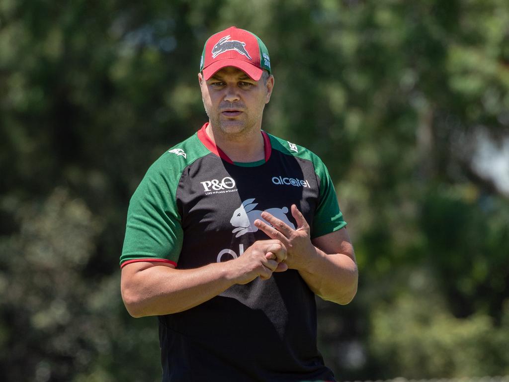 South Sydney pre-season training day one coach Anthony Seibold Monday 12 November 2018 ( Image/Monique Harmer)