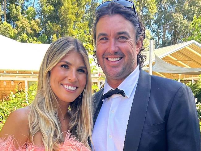 Outback Wrangler Matt Wright and his wife Kaia. Picture: Instagram