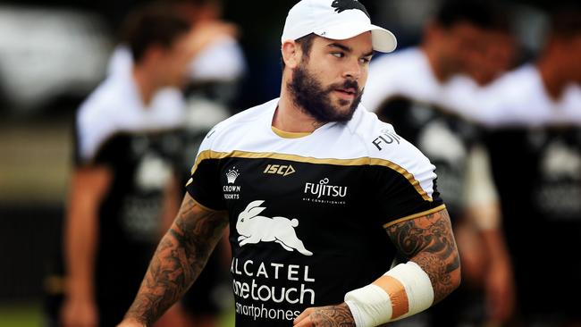 Adam Reynolds during South Sydney Rabbitohs training at Redfern Oval. pic Mark Evans