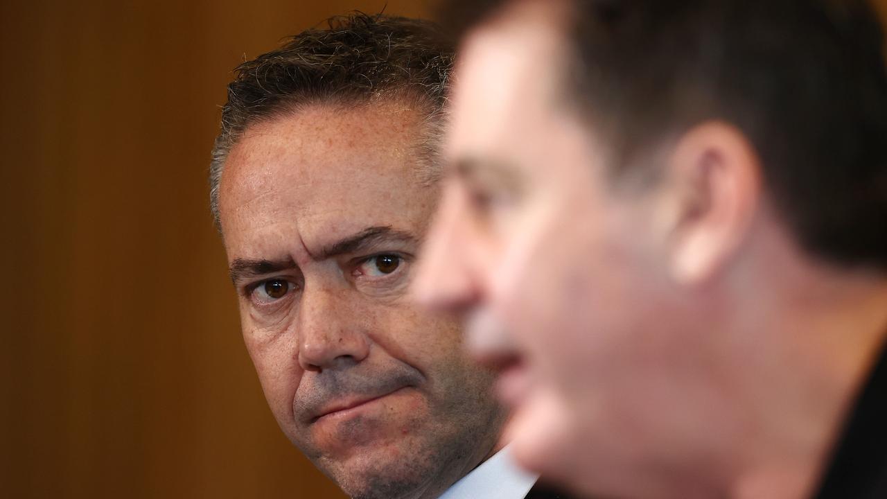 St Kilda CEO Simon Lethlean with coach Ross Lyon. Picture: Michael Klein