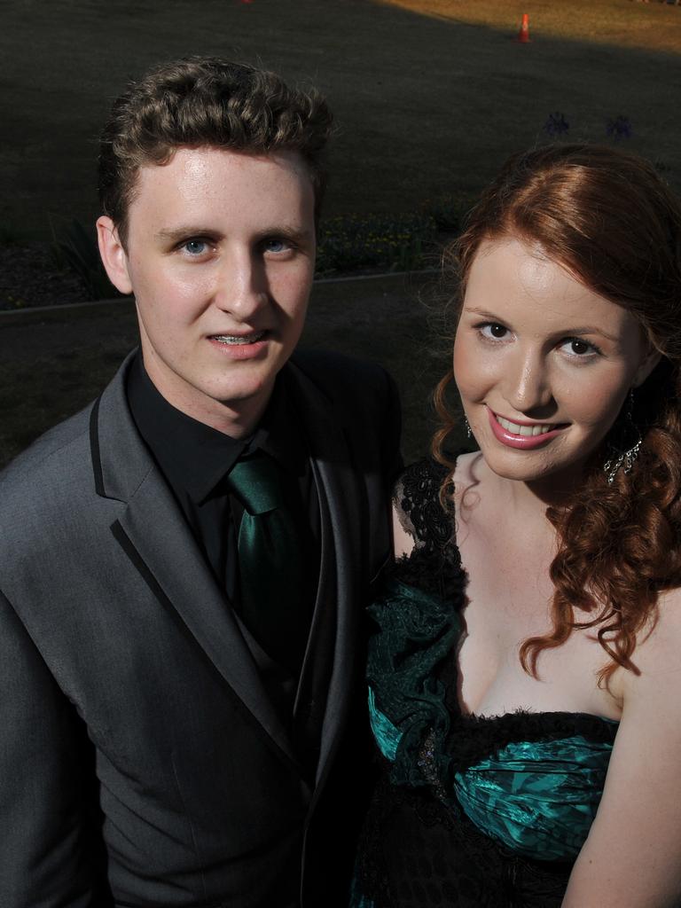 Nathan Penny and Krystyna Kuhnel at the Bundaberg High School Prom. Photo: Scottie Simmonds/NewsMail