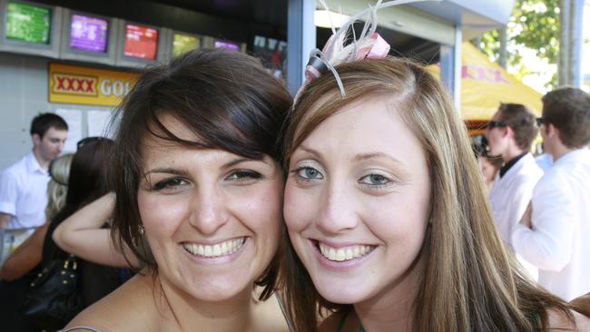 Danica Flaskas and Jacqui Sanham in 2009. Picture: Barry Leddicoat