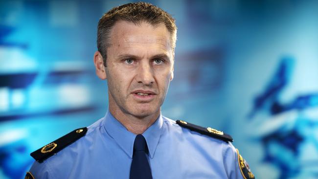 Acting Deputy Police Commissioner Jonathan Higgins. Picture: CHRIS KIDD