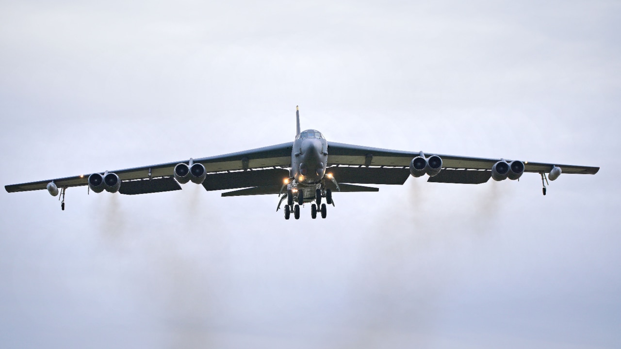 American B-52 bombers deployed in Australia for training