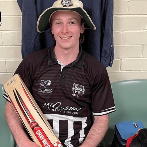 Fitzpatrick after his maiden Premier firsts century in January 2022. Picture: Camberwell Magpies