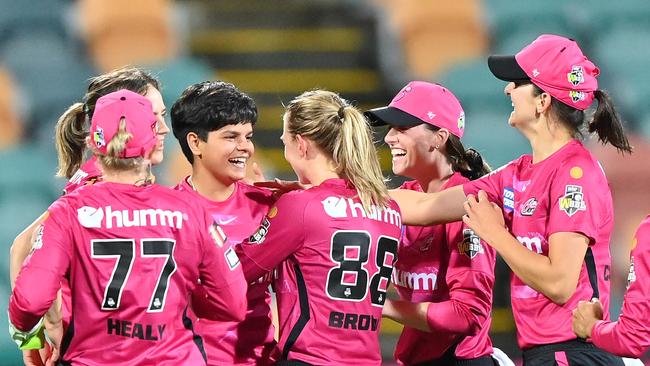 Shafali Verma made an immediate impact for the Sydney Sixers in the WBBL. (Photo by Steve Bell/Getty Images)