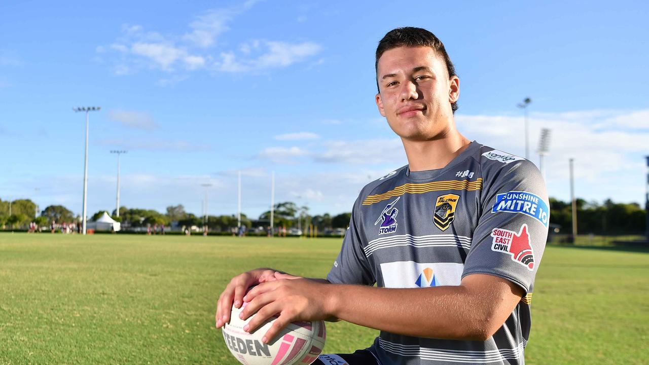 Sunshine Coast Falcons and Mal Meninga Cup player Mason Kira. Picture: Patrick Woods.