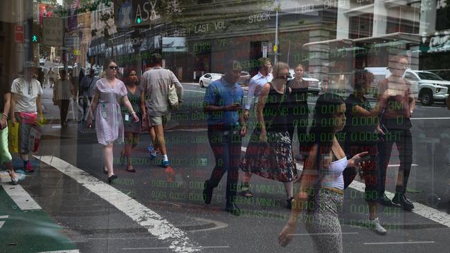 SYDNEY, AUSTRALIA : Newswire Photos - JANUARY 14 2025; A general view of people walking past the ASX in the Sydney CBD. Picture: Newswire/ Gaye Gerard