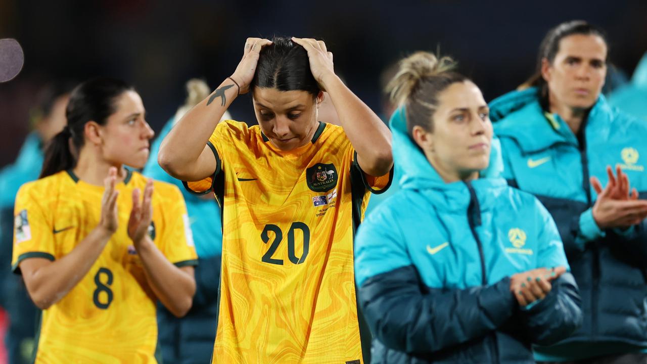 Sam Kerr’s injury is a blow for Australia. Picture: Getty Images