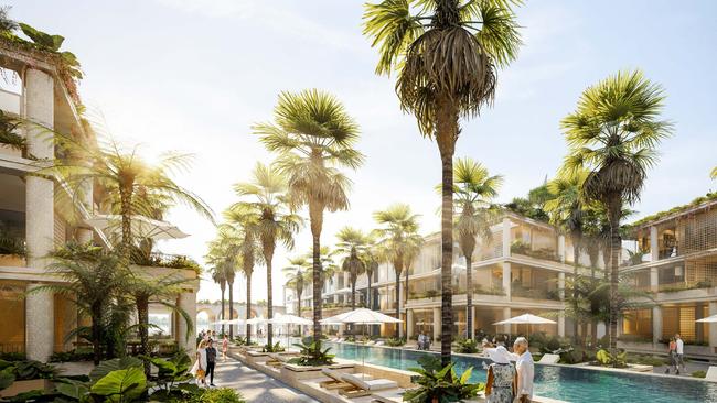 Artist impression of Marina Mirage's $500m expansion and redevelopment proposed by Makris Group.