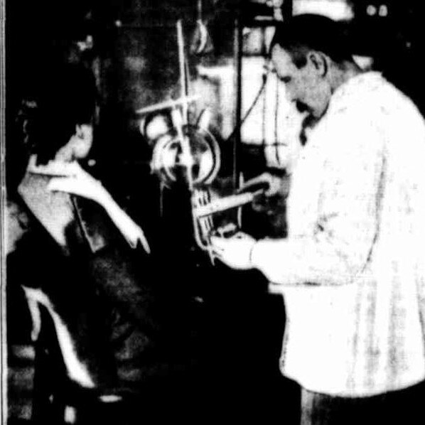 Carl von Ledebur's advertisement for Xray therapy in 1914. Picture: Warwick Examiner and Times/Michael Shelford.