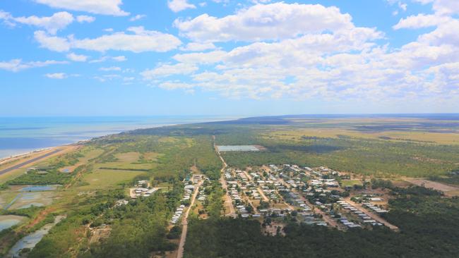 Pormpuraaw will receive $6.5m in federal funding pledged by Labor ahead of the 2025 election to facilitate two new residential expansion areas. PICTURE: CHRIS CALCINO