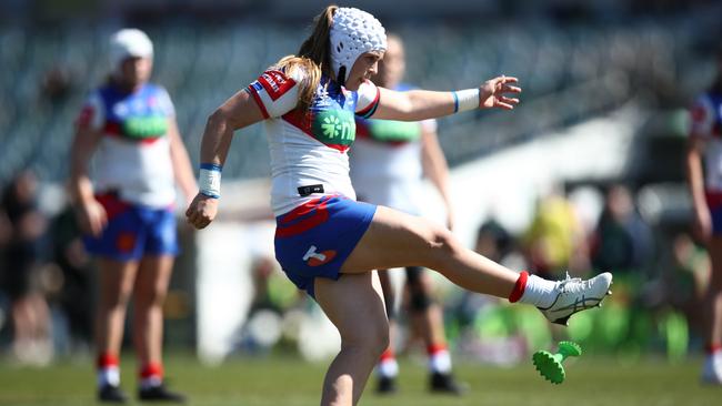 The Knights’ NRLW team is going as good as the men’s. Picture: Jason McCawley/Getty Images