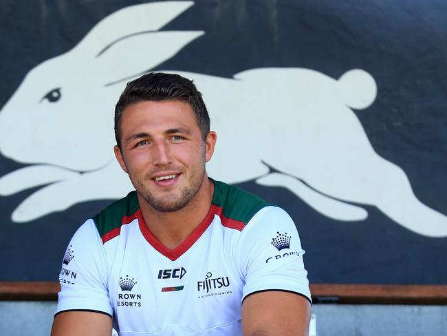 South Sydney Rabbitoh Sam Burgess at Redfern Oval. Picture: Adam Taylor