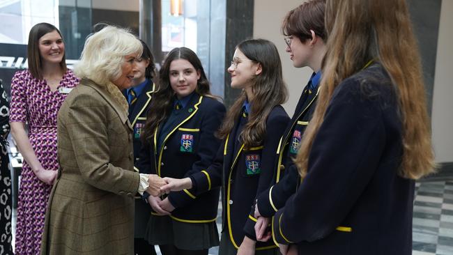 The Queen visited an art gallery in Aberdeen. Picture: Pool/Getty Images