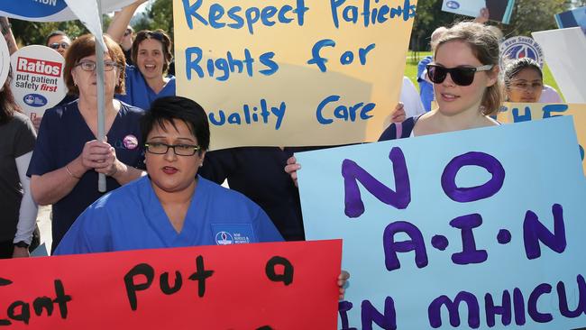 Hornsby nurses have called out management on several occassions over staffinf issues. Photo: Adam Ward