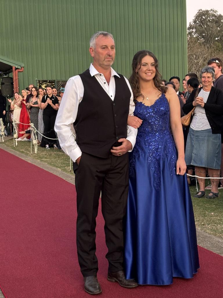 The students from Nanango State School celebrate their formal.