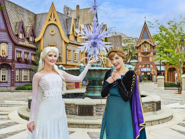 The World of Frozen at Hong Kong’s Disneyland. Picture: Supplied