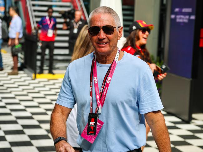 Former World Champion motorcycle rider Mick Doohan was spotted at the F1 on Saturday. Picture: Kym Illman