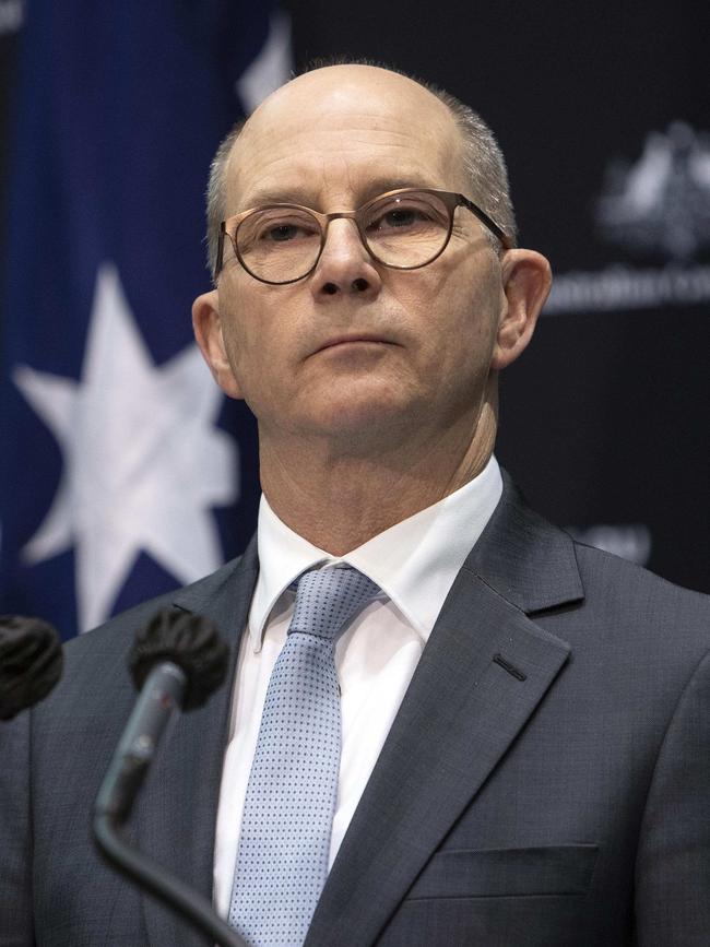 Acting Chief Medical Officer Professor Paul Kelly. Picture: NCA NewsWire /Gary Ramage