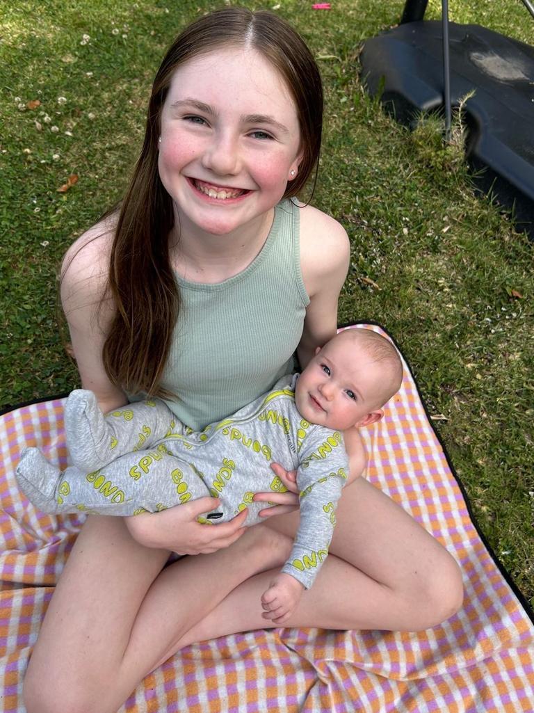 Charlotte O’Brien with her baby brother Will, who she adored.