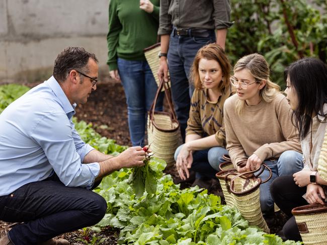 Agrarian Kitchen Experience led by restaurant founder and executive chef Rodney Dunn. Picture: Dearna Bond