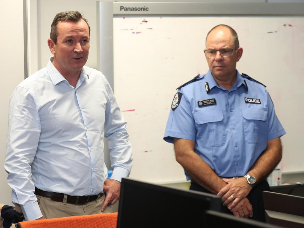 It’s not the first time police have been called to deal with threats against Mr McGowan. Picture: The West Australian