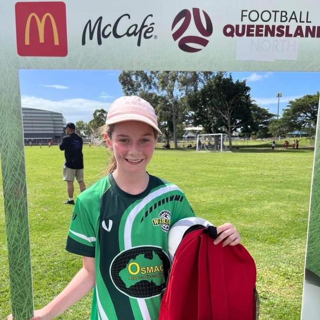 FQ Northern Junior Player of the Week (19 July 2023), Arabella Robinson from Townsville Warriors FC.