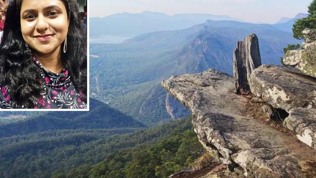 Rosy Loomba fell to her death after climbing a barrier for a photo at the Grampians.