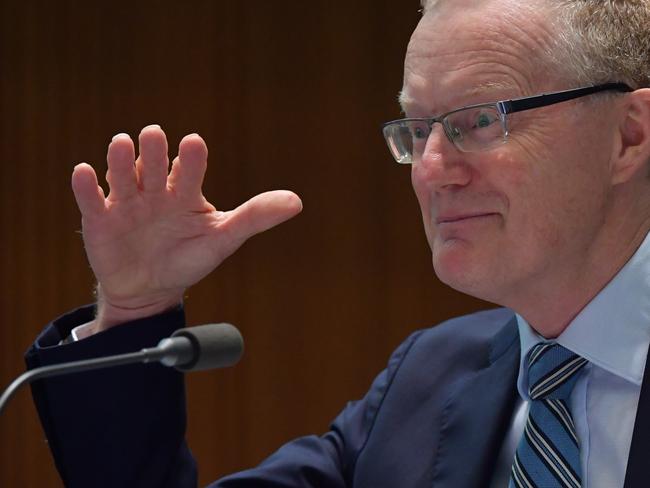 CANBERRA, AUSTRALIA - FEBRUARY 05: Reserve Bank Governor Philip Lowe at the Standing Committee on Economics at Parliament House on February 05, 2021 in Canberra, Australia. In an address to the National Press Club earlier this week, Reserve Bank of Australia governor Philip Lowe indicated being in favour of a permanent rise in the dole, declaring it an issue of fairness while revealing the economy could need record low interest rates until the middle of the decade. (Photo by Sam Mooy/Getty Images)