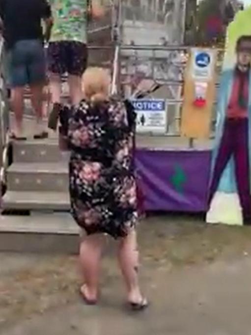 A woman shouted, ‘Oh my god, we need an ambulance!’ after she realised a woman was critically injured at Cairns Showfest.