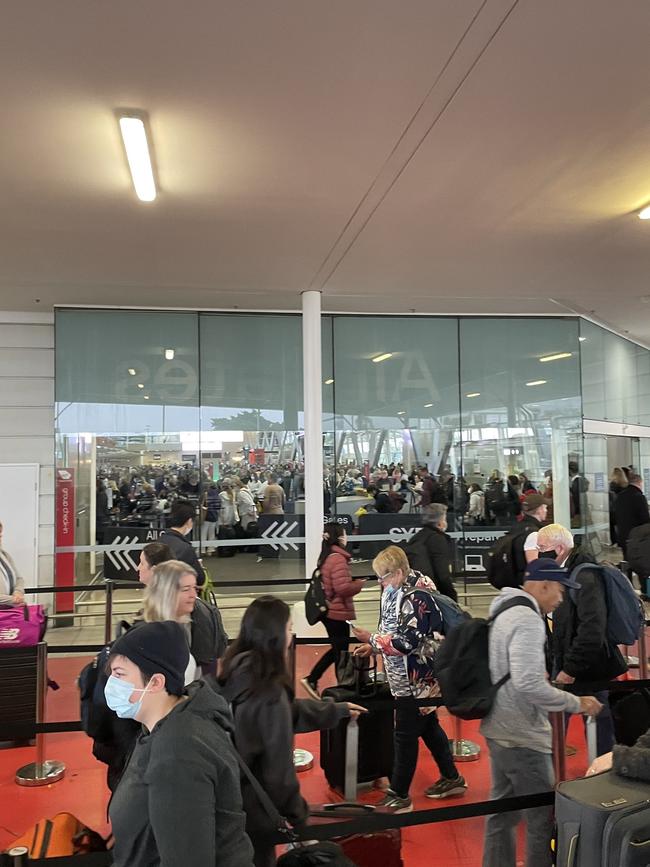 Sydney airport is in chaos as the city