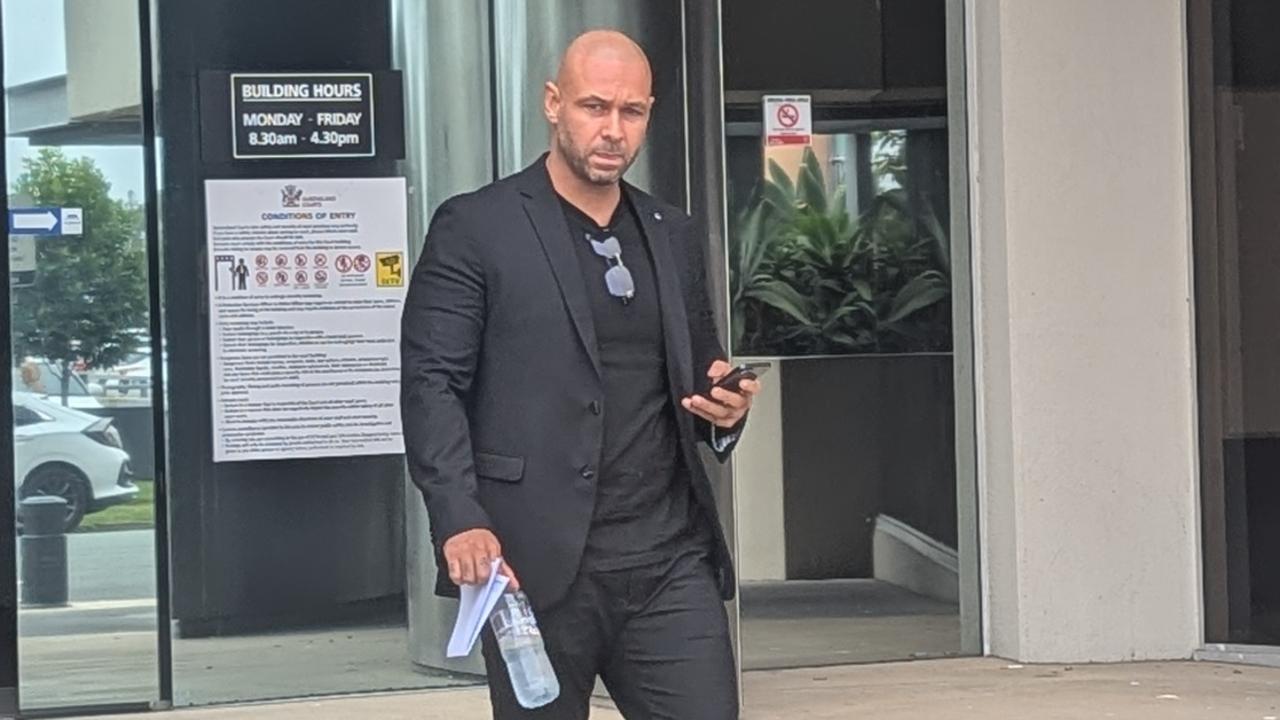 Burleigh Heads man James Sioeli Kisina, 37, leaving Southport Courthouse on March 27, 2025. Picture: Alex Treacy
