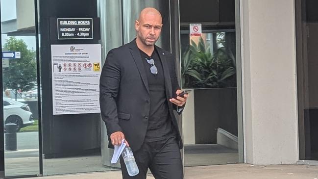 Burleigh Heads man James Sioeli Kisina, 37, leaving Southport Courthouse on March 27, 2025. Picture: Alex Treacy