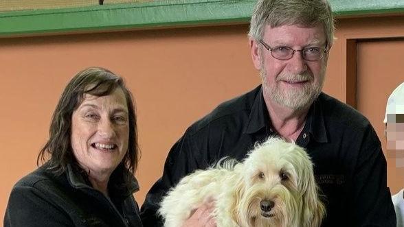 Elizabeth and Paul Bartlett, owners of Epping Forest dog breeders Tasmanian Labradoodles Pty Ltd. Both Mr and Mrs Bartlett and their company have each been charged with 70 counts of breaching the Animal Welfare (Dogs) Regulations 2016. Picture: Instagram